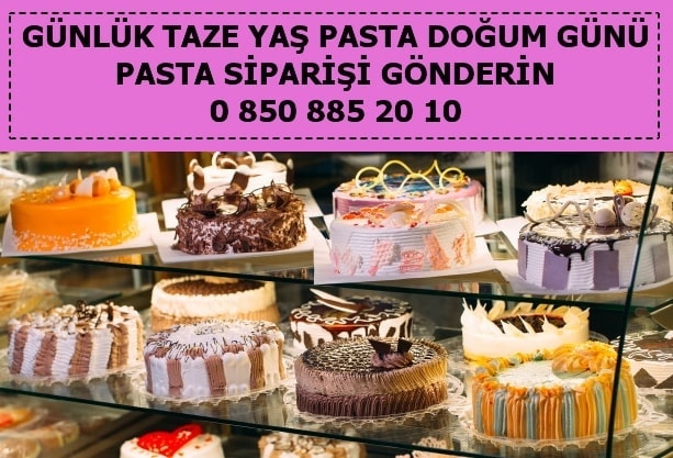 İzmir günlük taze yaş pasta siparişi ucuz doğum günü pastası yolla gönder